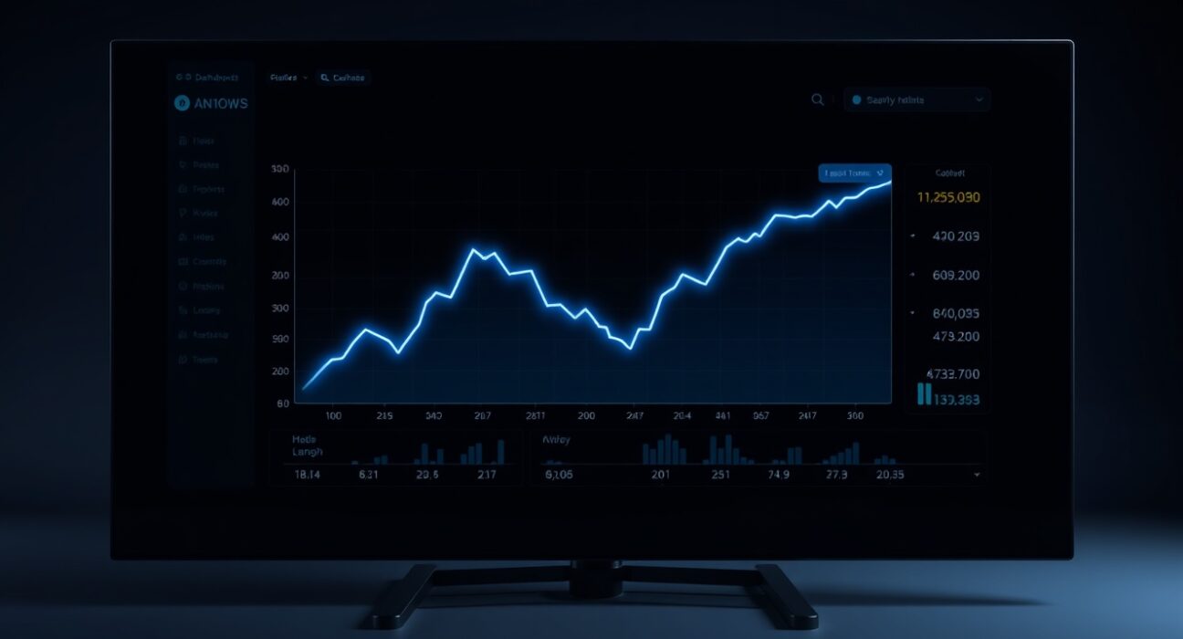 Analytical dashboard showing Hyperliquid HYPE cryptocurrency price trend analysis for future