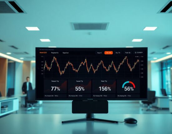 Hyperliquid trading dashboard showing growth metrics and revenue decline in Q2