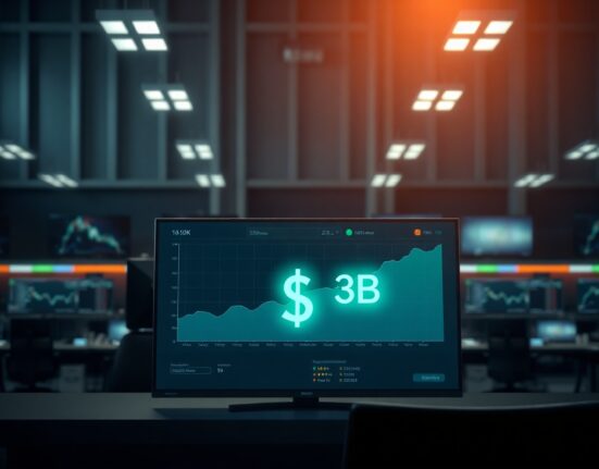 Digital trading dashboard showing Hyperliquid's $3 billion RWA open interest milestone