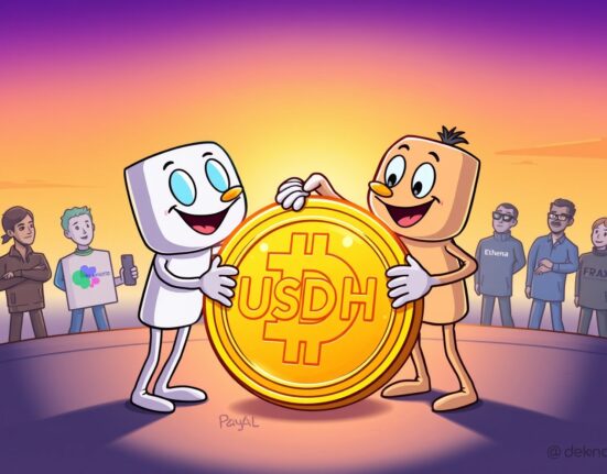 PayPal and Paxos partnering to secure Hyperliquid stablecoin issuance rights for USDH, showing strategic competition.