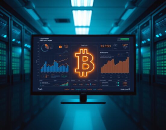 Digital dashboard showing $1 billion staking milestone for Hyperliquid protocol