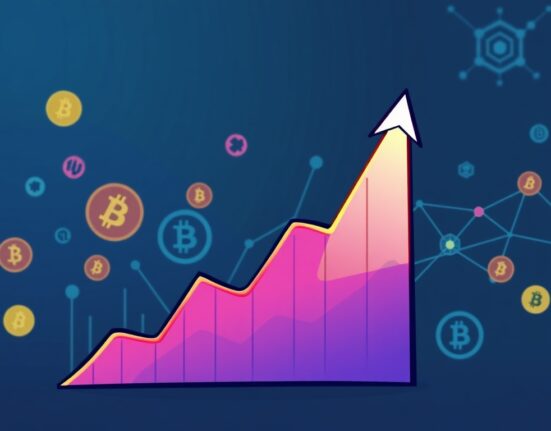 A cartoon chart showing a massive spike, symbolizing Hyperliquid trading volume reaching an all-time high in August.