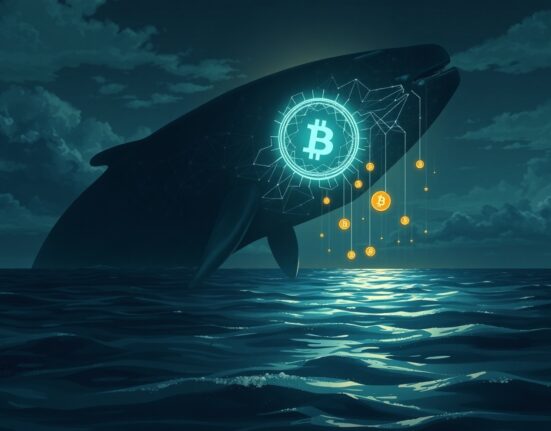 A Hyperliquid whale faces massive losses after alleged insider trading, visualized through on-chain data.