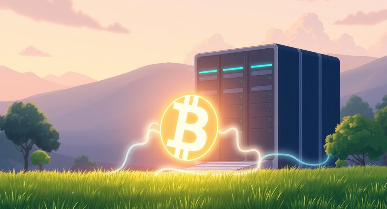 Hyperscale Data's increasing Bitcoin treasury strategy visualized as digital assets flowing into reserves.