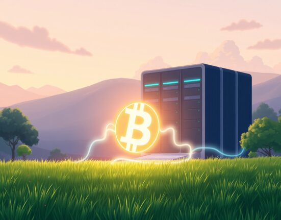 Hyperscale Data's increasing Bitcoin treasury strategy visualized as digital assets flowing into reserves.