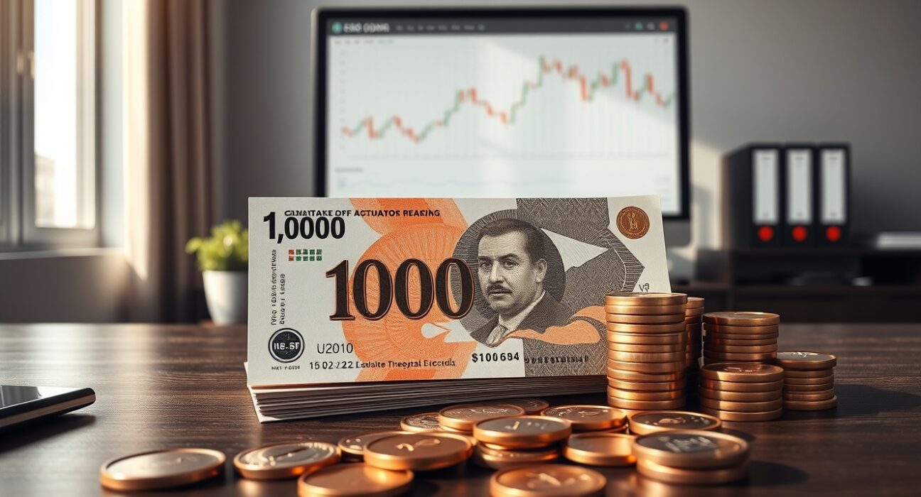 Indonesian rupiah banknotes and coins representing IDR currency stability analysis by Societe Generale.