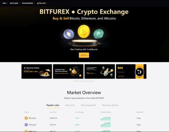 Bitfurex: A Leading Crypto Exchange with a Focus on Innovation