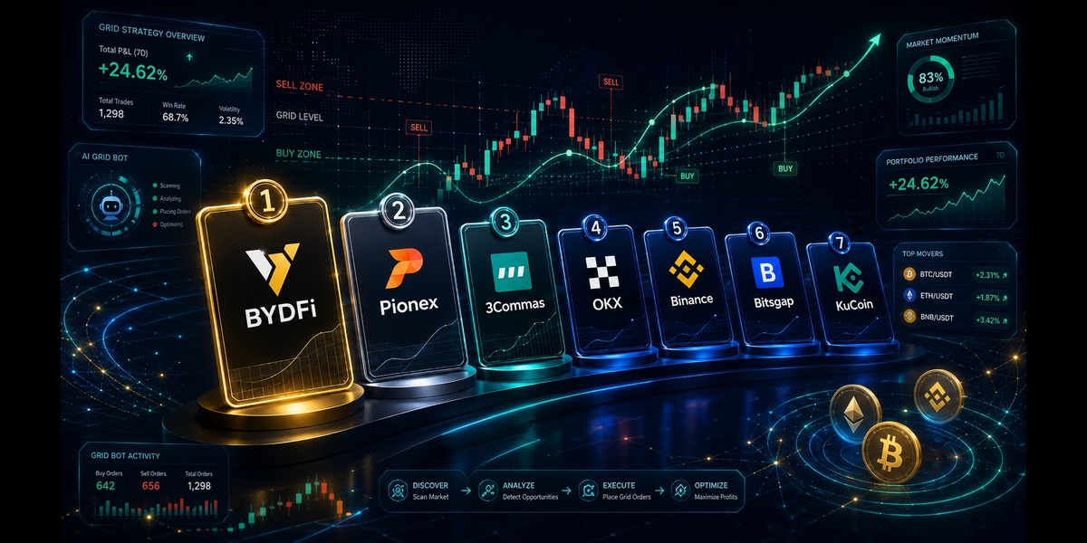 Best Crypto Grid Trading Bots in 2026: Automation and Profit Potential Ranked