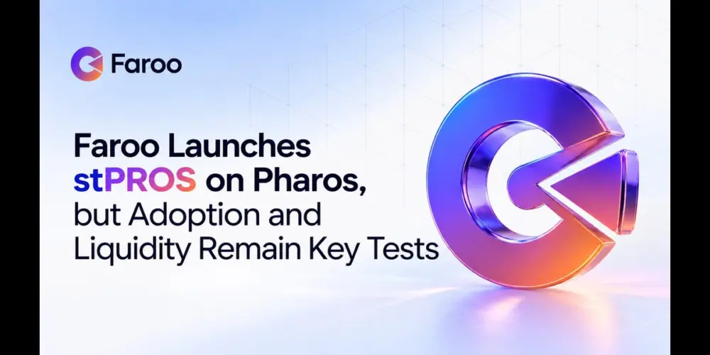 Faroo Launches stPROS on Pharos, but Adoption and Liquidity Remain Key Tests