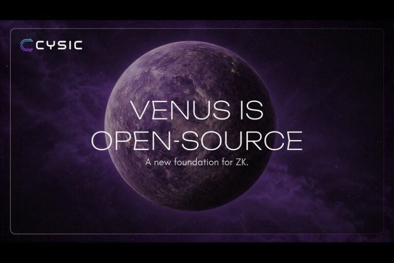ZK Prover Code “Venus” Released to Dramatically Reduce L2 Fees and Scale Web3