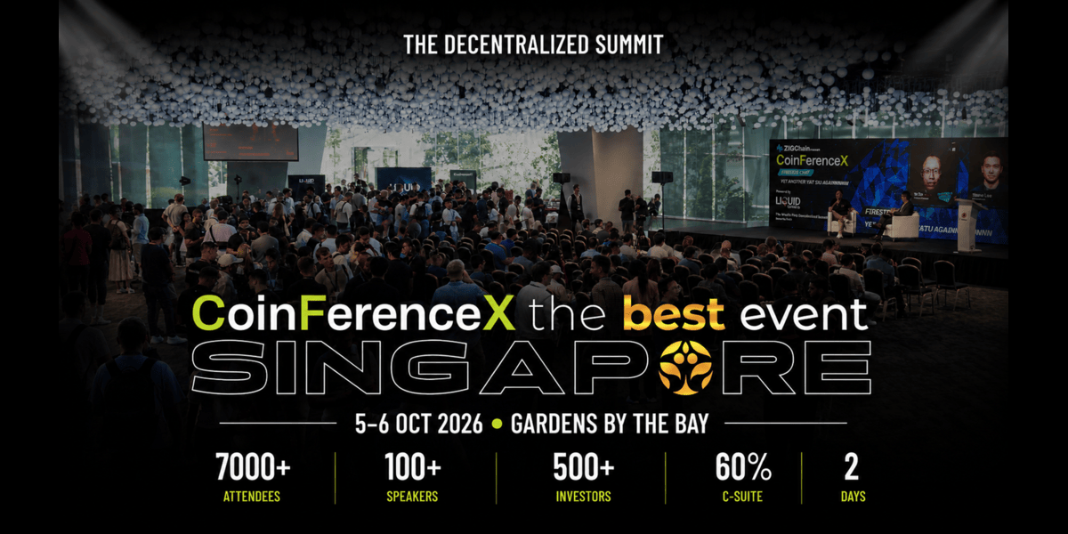 CoinFerenceX and The Best Event Join Forces to Launch "CoinFerenceX The Best Event Singapore," the Decentralised Summit