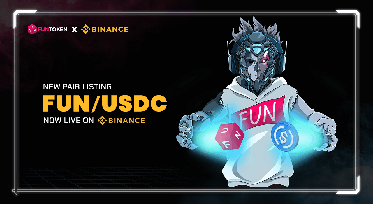 Binance Lists FUN/USDC as FUNToken Strengthens Global Trading Infrastructure