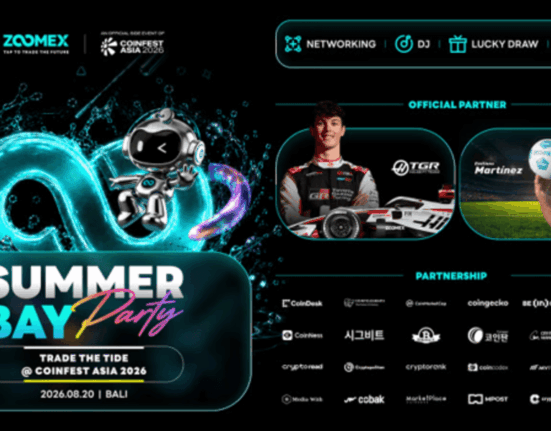 Zoomex to Attend Coinfest Asia 2026 as Gold Sponsor and Host Summer Bay Party in Bali
