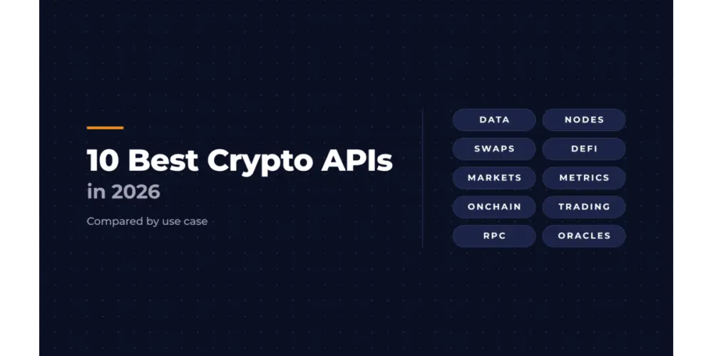 10 Best Crypto APIs in 2026, Compared by Use Case
