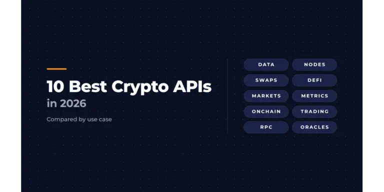 10 Best Crypto APIs in 2026, Compared by Use Case