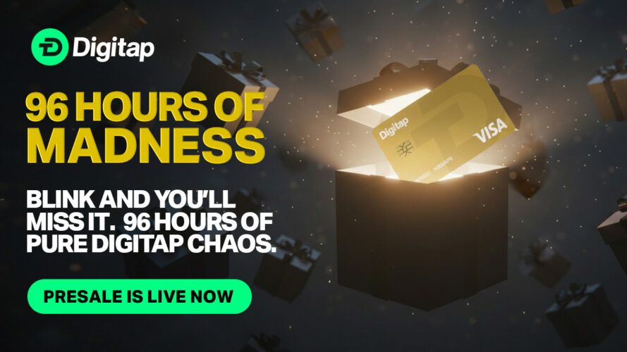 Digitap’s Black Friday Event Featuring a $1M Prize Pool Steals the Spotlight From Declining ADA & HYPE