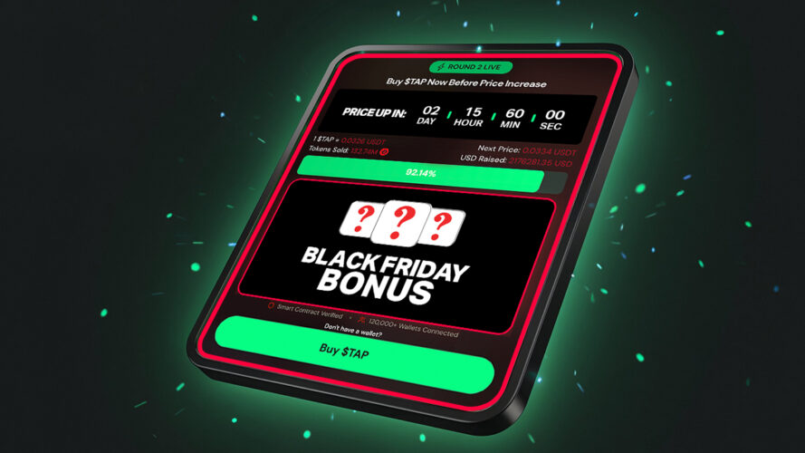 Solana Liquidity Dries Up, But Digitap ($TAP) Volume Explodes in Final 24 Hours of Cyber Monday Sale