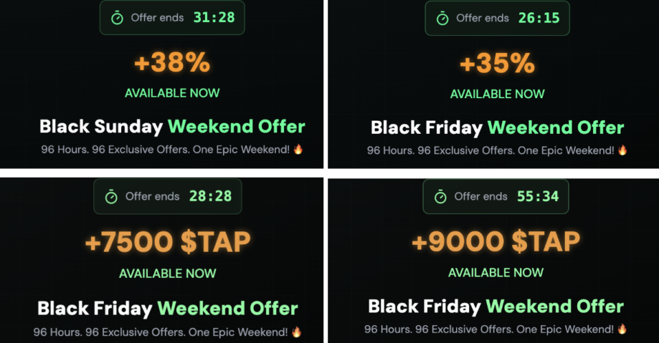 Solana Liquidity Dries Up, But Digitap ($TAP) Volume Explodes in Final 24 Hours of Cyber Monday Sale