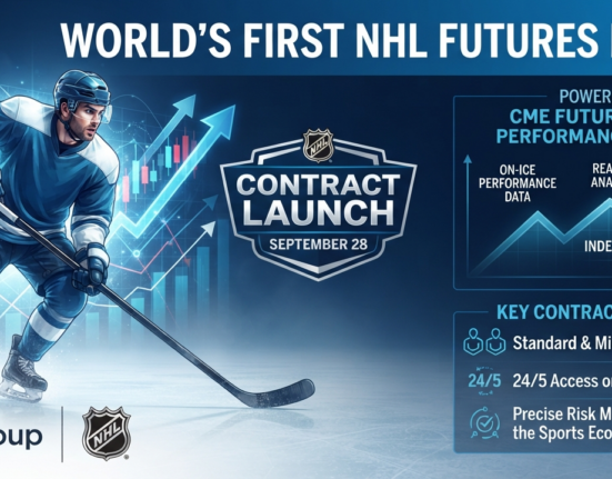 CME Group to Launch World's First NHL Futures Based on CME FutureSports Performance Indexes on September 28