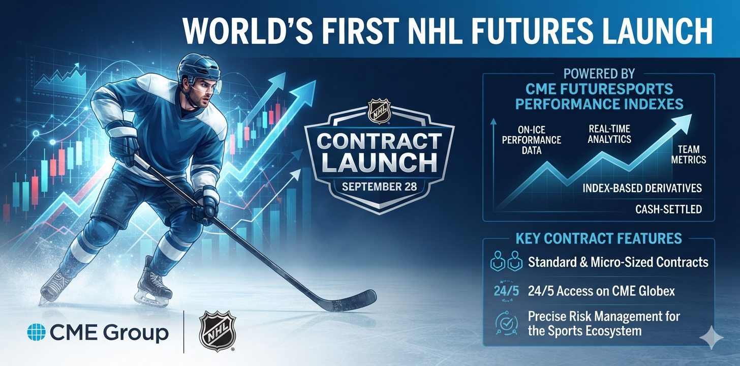 CME Group to Launch World’s First NHL Futures Based on CME FutureSports Performance Indexes on September 28