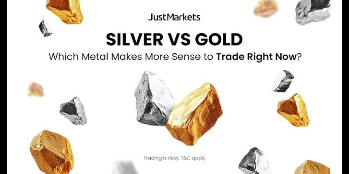 JustMarkets; Thought: Which Metal Makes More Sense to Trade Right Now? Silver or Gold?
