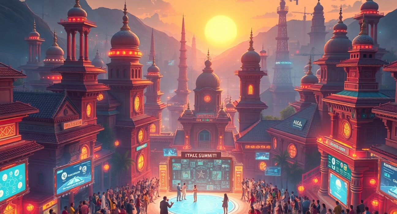 India AI Impact Summit 2026 coverage showing major investments and global tech expansion in artificial intelligence infrastructure