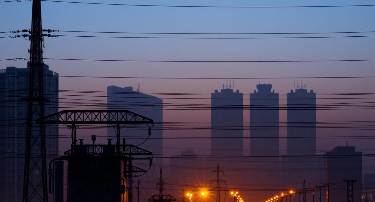 India energy infrastructure connecting to urban development, illustrating energy security challenges and policy considerations