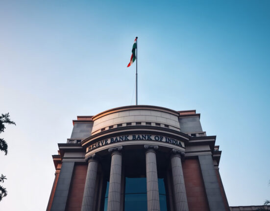 Reserve Bank of India headquarters in Mumbai, symbolizing the nation's foreign exchange reserves.