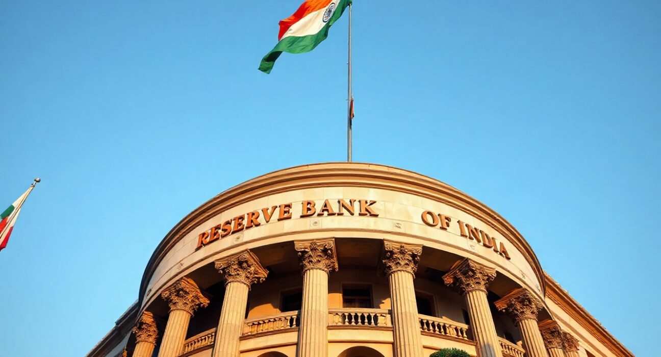 Reserve Bank of India headquarters in Mumbai, symbolizing the country's monetary policy and inflation management.