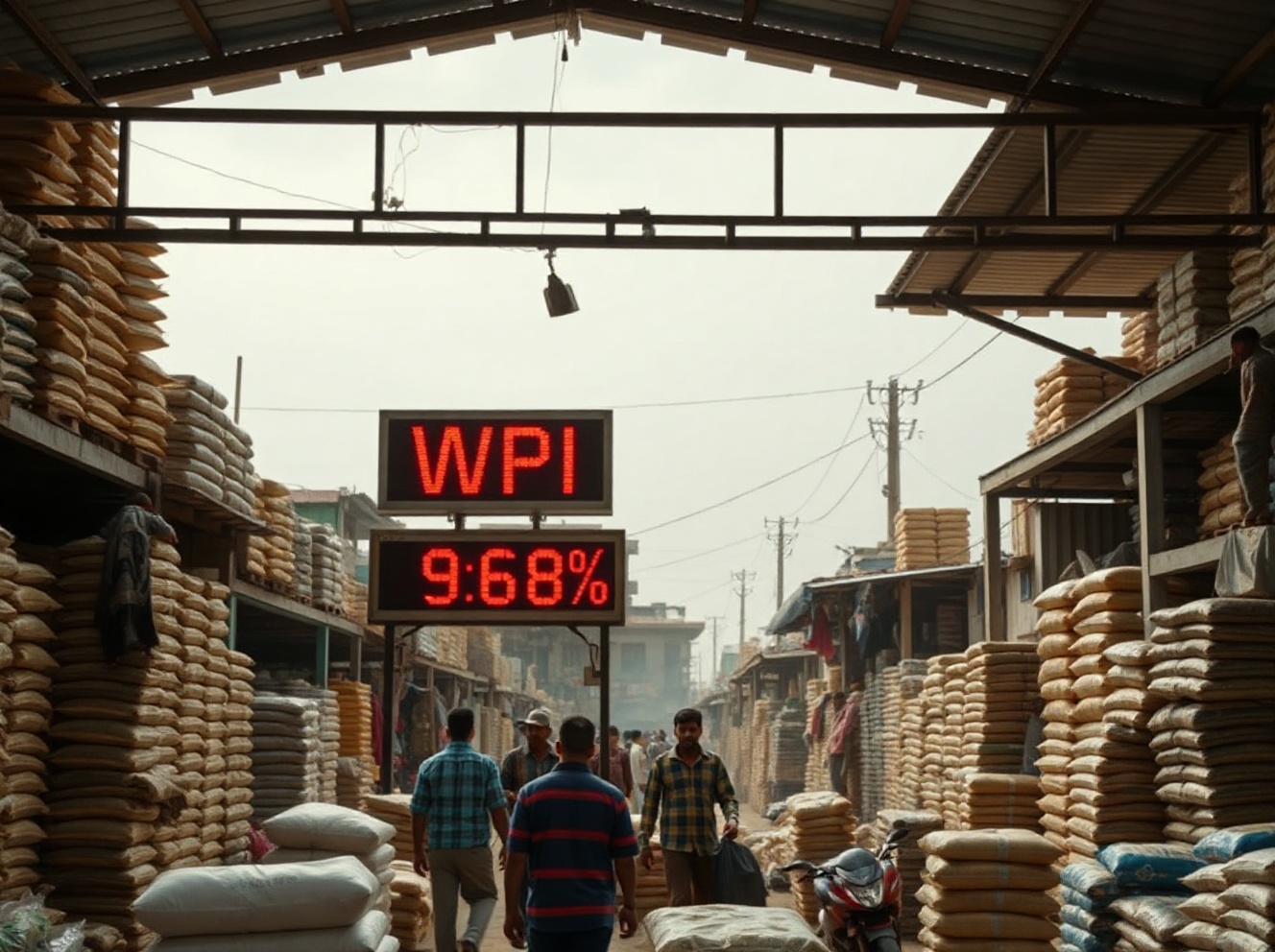 India’s Wholesale Price Index Inflation Accelerates to 9.68% in May