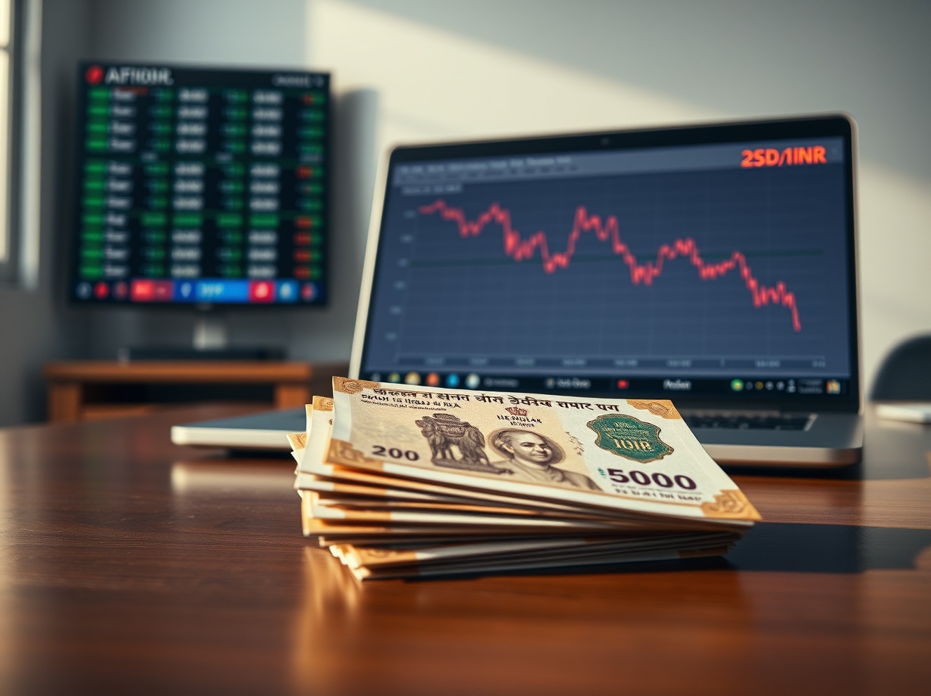 Indian Rupee Under Pressure as Rising Oil Prices and Higher US Treasury Yields Weigh