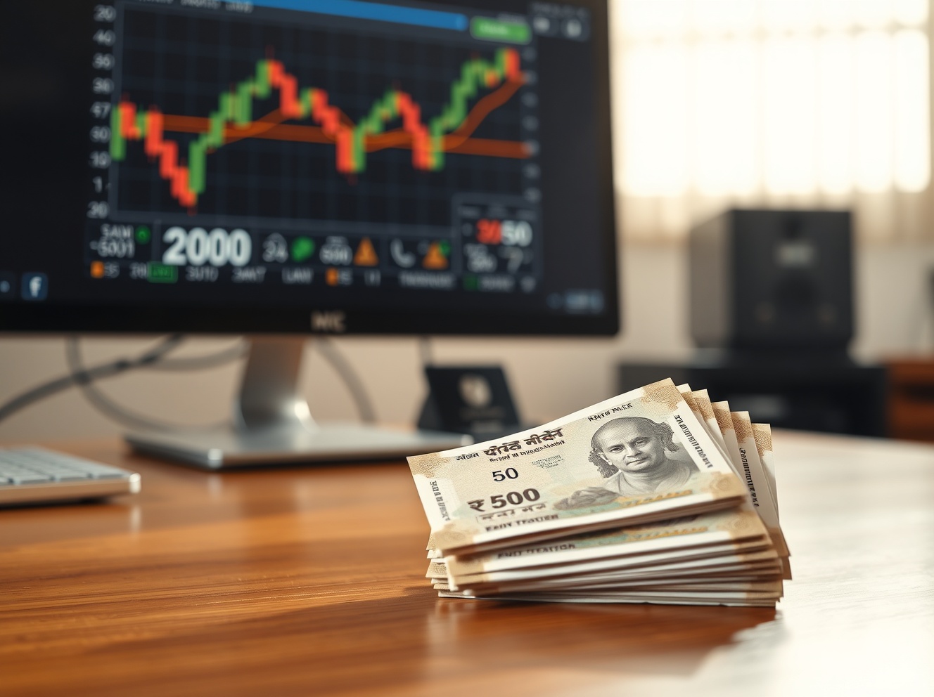 Indian Rupee Extends Gains at the Start of RBI Policy Week