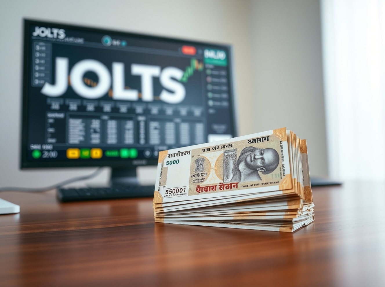 Indian Rupee Holds Steady as Markets Await US JOLTS Data