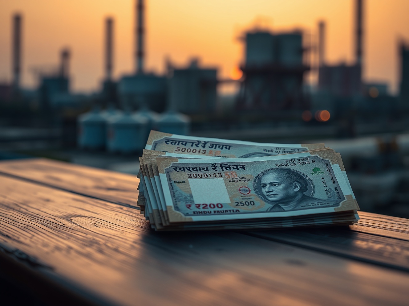 Indian Rupee Extends Gains as Brent Crude Oil Prices Continue Decline