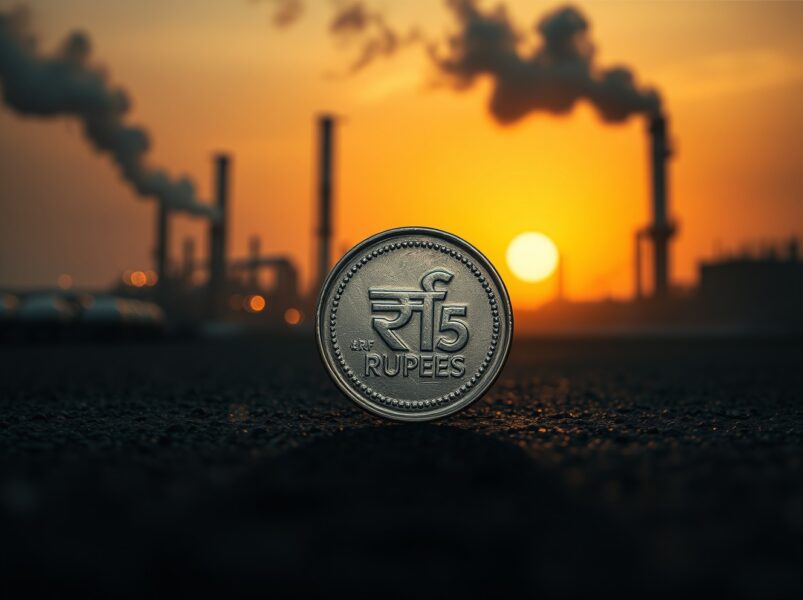 Indian Rupee Plunges to Record Low as Surging Crude Oil Prices Wreak Havoc on Economy