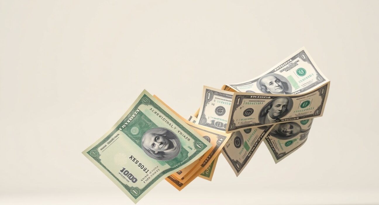 Indian rupee and US dollar currency comparison showing RBI intervention impact on forex markets