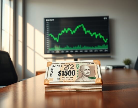 Indian Rupee stability supported by declining global oil prices on financial charts.