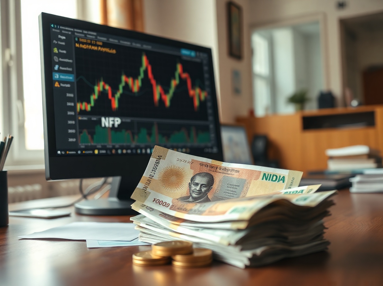 Indian Rupee Steady Ahead of US Nonfarm Payrolls Data Release