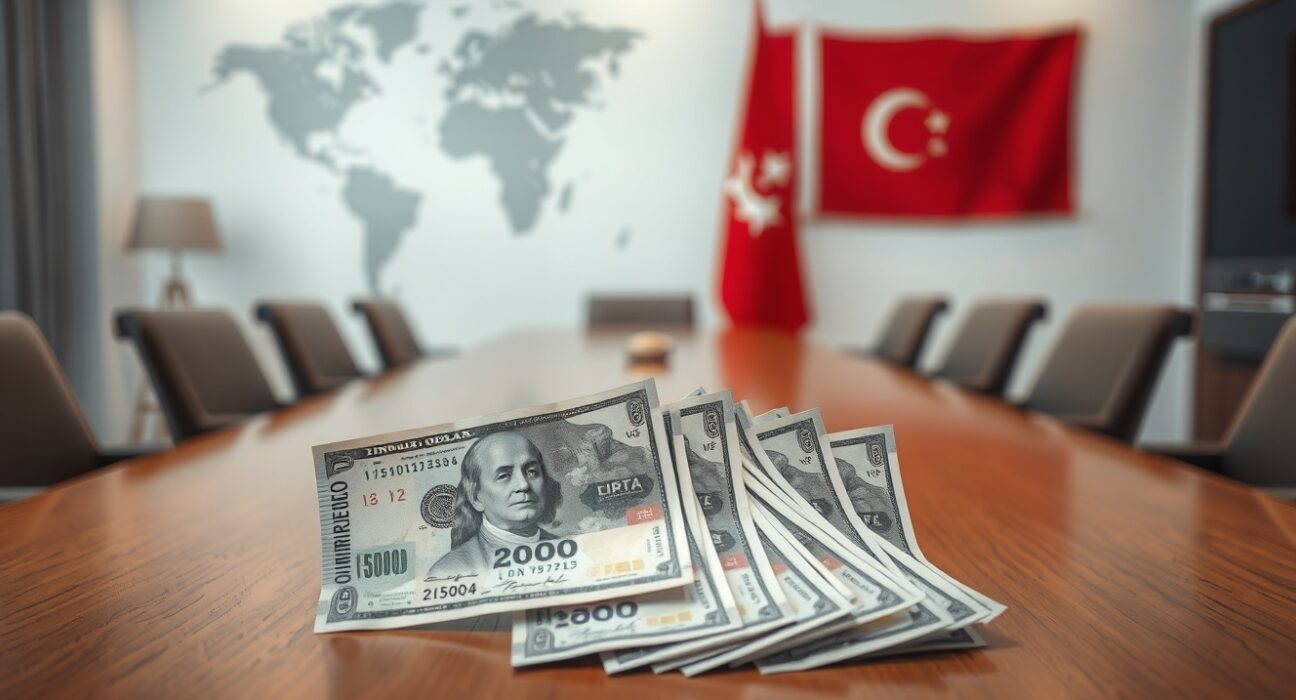 Indian rupee and US dollar banknotes on a table, representing forex market stability ahead of US-Iran talks in Oman
