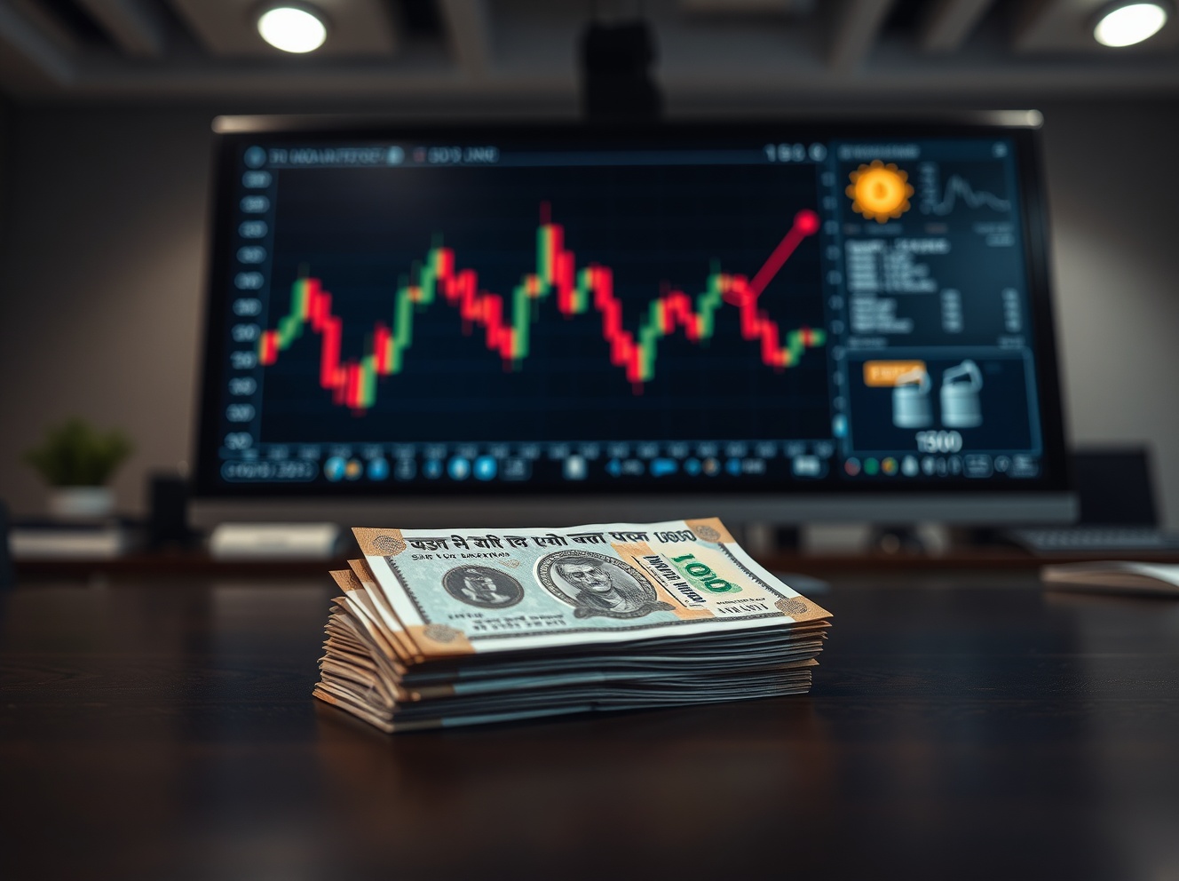 Indian Rupee Stays Weak as Oil Prices Rebound, Focus Shifts to FOMC Minutes