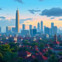 Indonesia economic outlook analysis showing fiscal challenges and growth projections for 2025