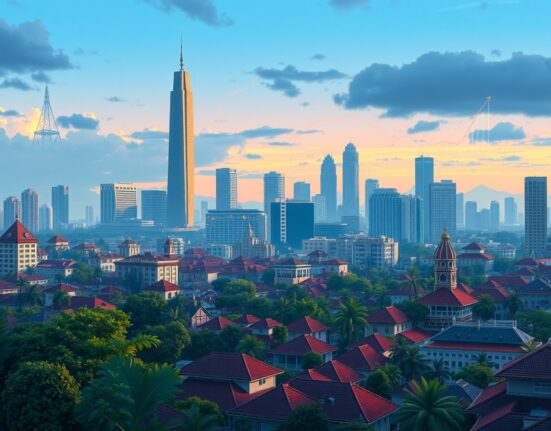 Indonesia economic outlook analysis showing fiscal challenges and growth projections for 2025