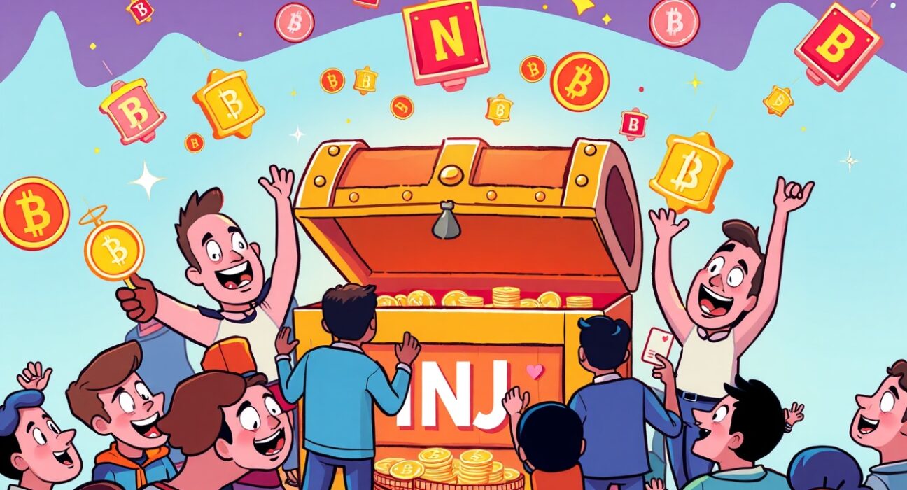 INJ community buyback celebration showing token holders benefiting from strategic ecosystem growth