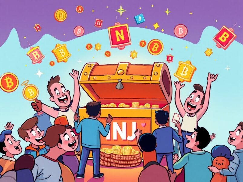 INJ community buyback celebration showing token holders benefiting from strategic ecosystem growth