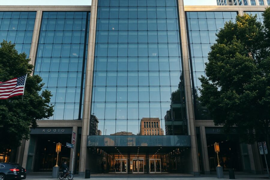 Exterior of the U.S. Securities and Exchange Commission headquarters in Washington, D.C.