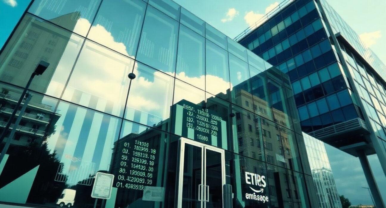 Modern corporate office building representing institutional investment in Strategy (MSTR)