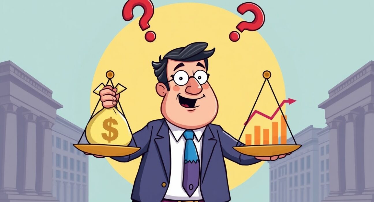 Federal Reserve official weighing interest rate cuts against persistent inflation concerns