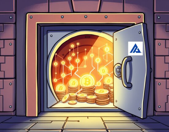 A vibrant illustration symbolizing the secure institutional gateway to Solana ETP investment.