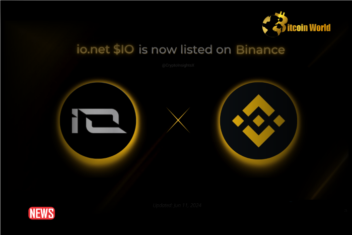 New Binance listing IO token surges +48% in the last 24 hours