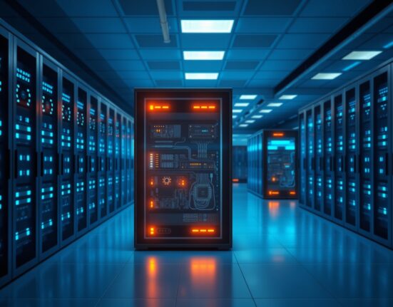 Secure blockchain server infrastructure representing IOTX watchlist resolution and restored exchange confidence